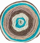 Kartopu Jersey 1398 Teals, Taupes, Brown, and Cream made with acrylic and wool
